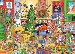 Cobble Hill Catching Santa 350 Piece Jigsaw Puzzle