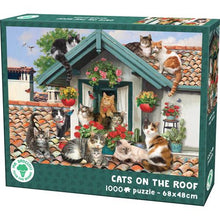 Cats On The Roof 1000 Piece Jigsaw Puzzle