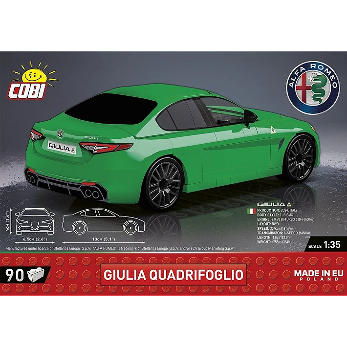 Cobi Alfa Romeo Giulia Quadrifoglio