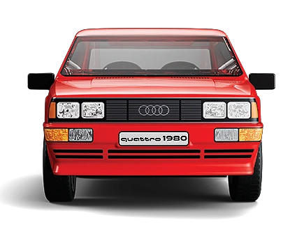 Cobi Audi Quattro Red 88 Pce