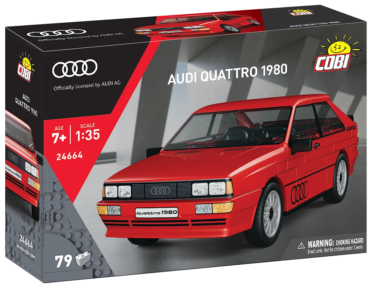 Cobi Audi Quattro Red 88 Pce
