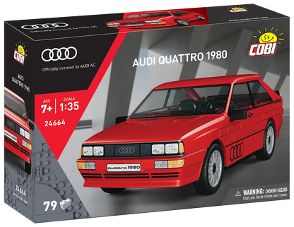 Cobi Audi Quattro Red 88 Pce
