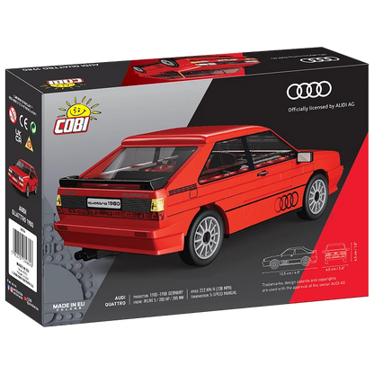 Cobi Audi Quattro Red 88 Pce