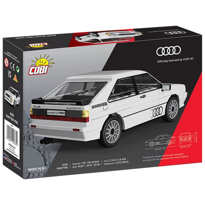 Cobi Audi Quattro White 88 Pce