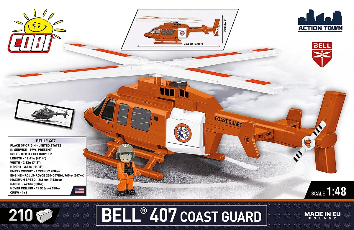 Cobi Bell 407 Coast Guard Aircraft