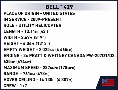 Cobi Bell 429 Air Ambulance Aircraft