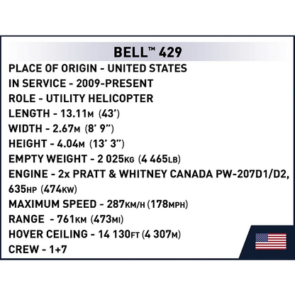 Cobi Bell 429 Police Aircraft