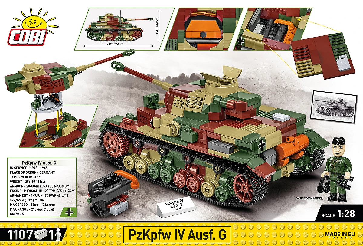 Cobi WWll Panzerkampfwagen IV