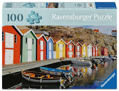 Ravensburger Colourful Houses In Sweden Jigsaw Puzzle
