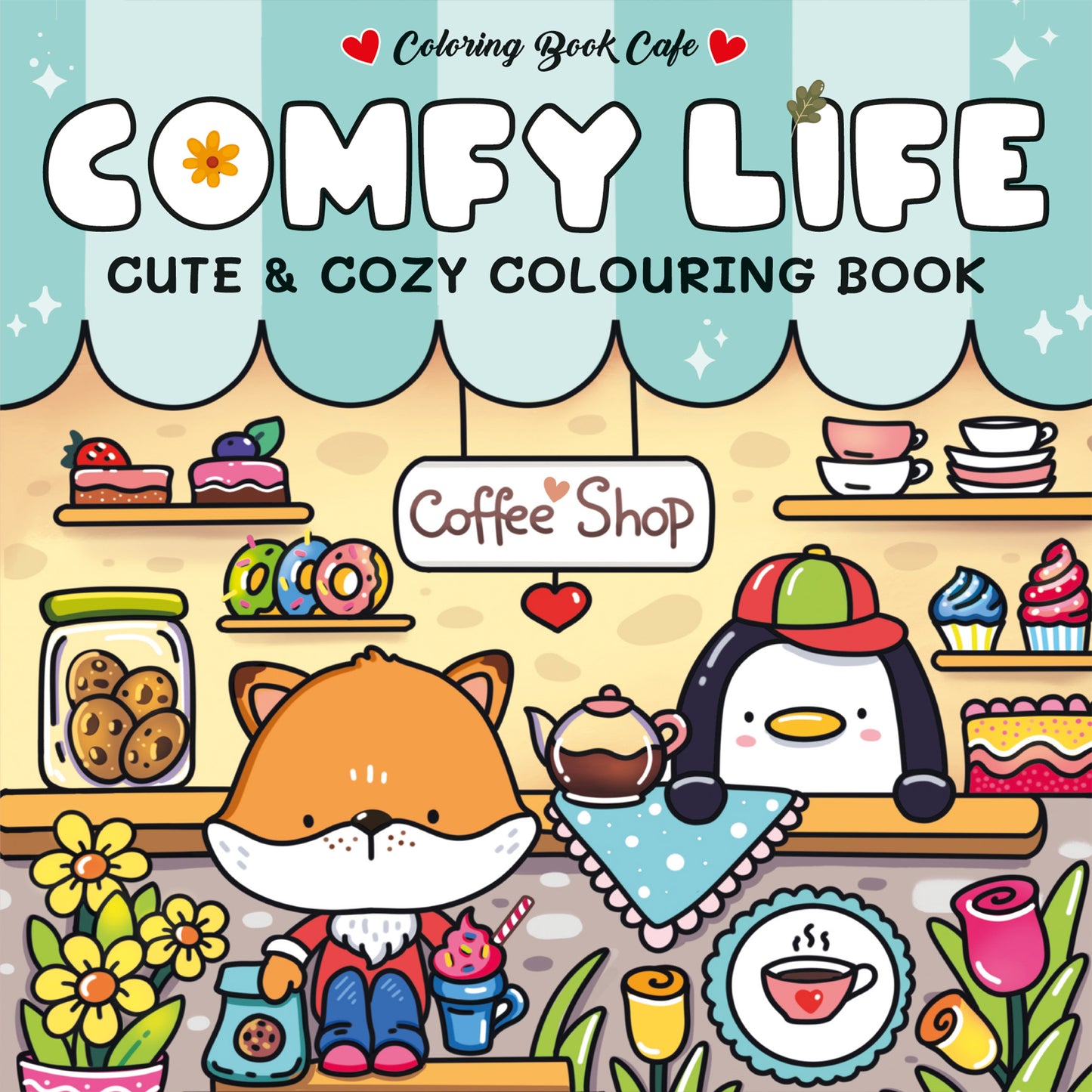 Comfy Life Colouring Book