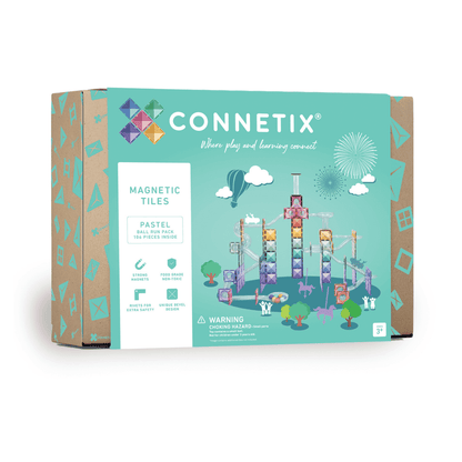 Connetix Pastel Ball Run Set 106 Pieces