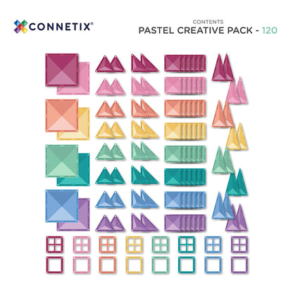 Connetix Pastel Creative Set 120 Pieces