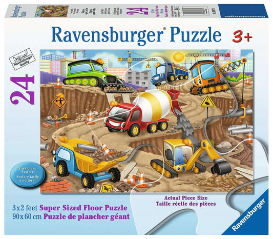 Ravensburger Construction Fun 24 Piece Giant Floor Jigsaw Puzzle