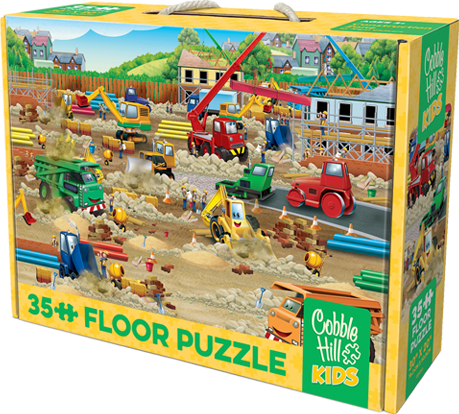 Cobble Hill Construction Zone 35 Piece Floor Jigsaw Puzzle