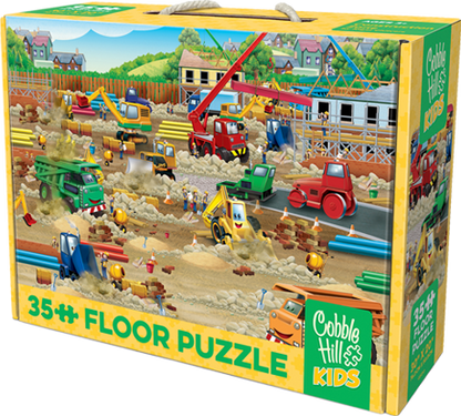 Cobble Hill Construction Zone 35 Piece Floor Jigsaw Puzzle