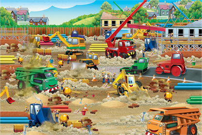 Cobble Hill Construction Zone 35 Piece Floor Jigsaw Puzzle