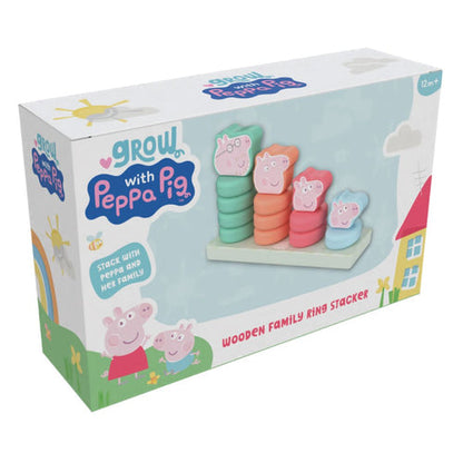 Peppa Pig Family Stacking Ring Set