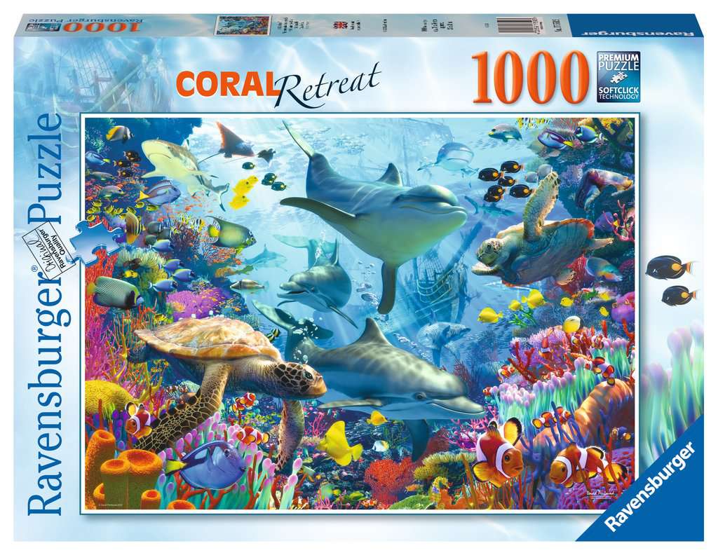 Ravensburger Coral Reef Retreat 1000 Piece Jigsaw Puzzle