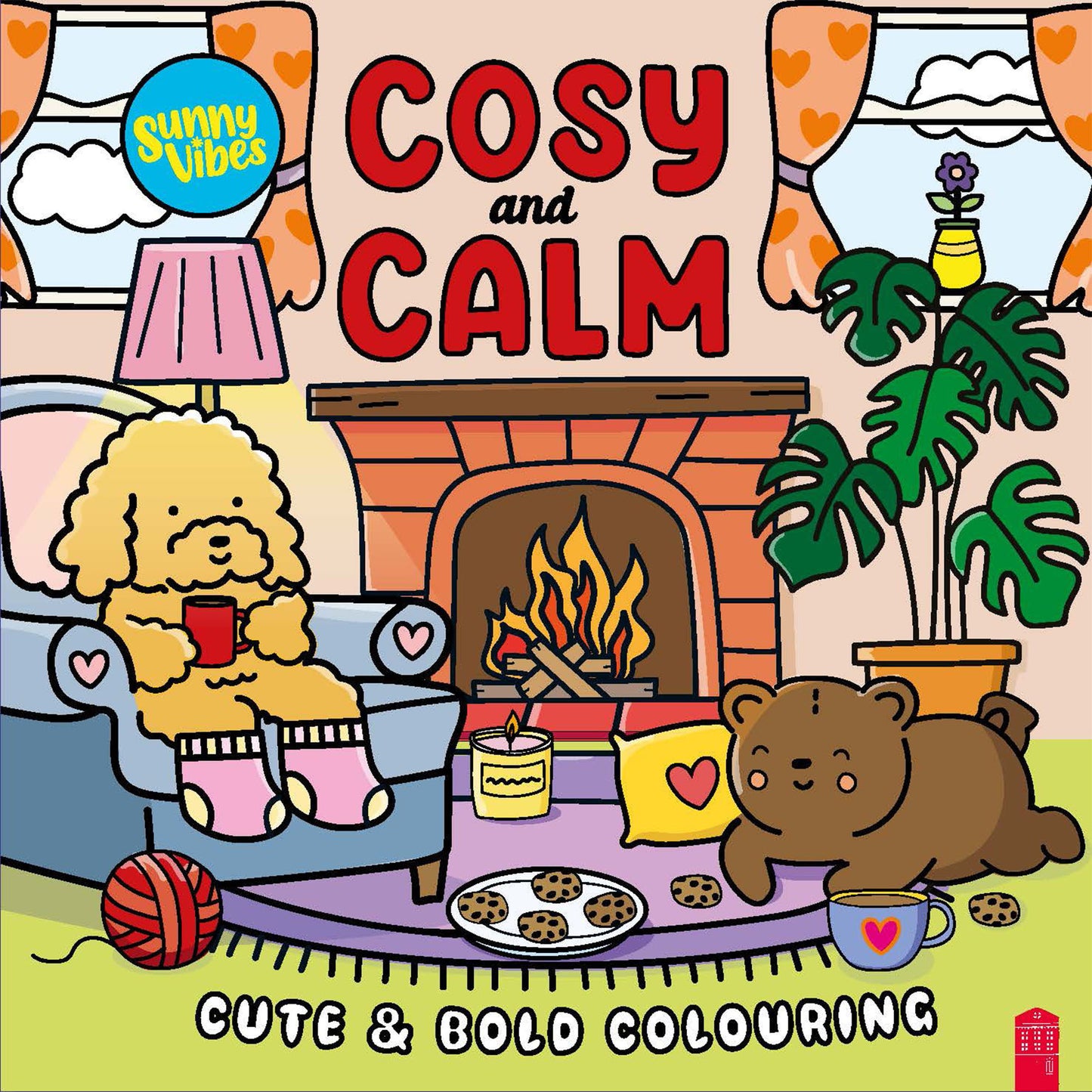 Cosy and Calm Cute Colouring Book
