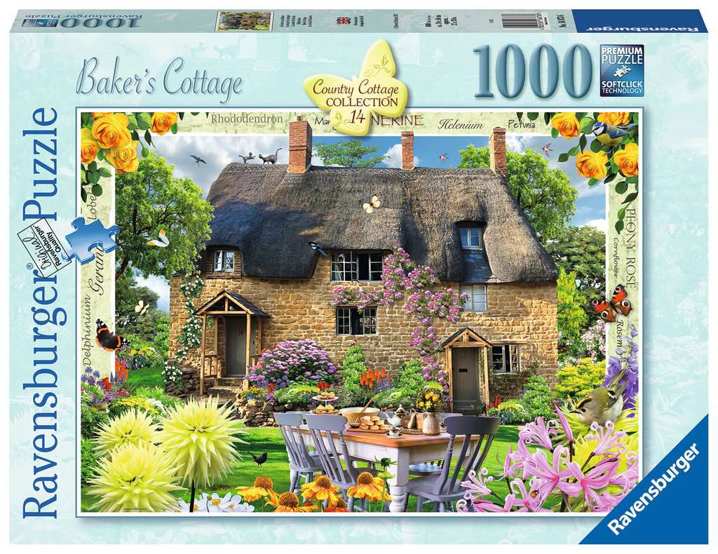 Ravensburger Bakers Cottage 1000 Piece Jigsaw Puzzle