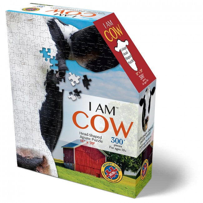 I am Cow 300 Piece Shaped Jigsaw Puzzle