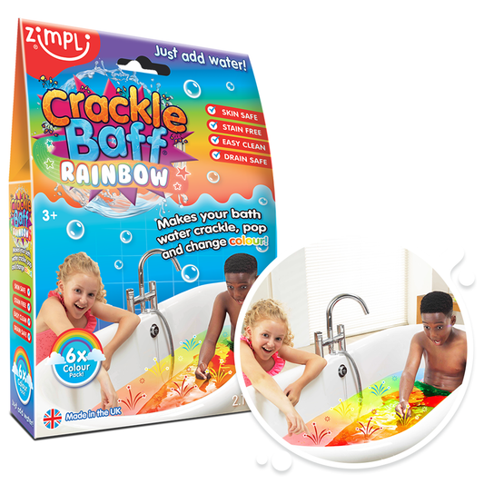 Crackle Baff Rainbow Asstd Colours