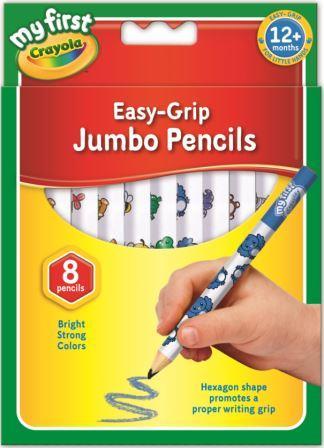 Crayola Easy Grip My First Jumbo Pencils 8 Pack