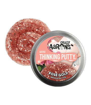 Crazy Aarons Thinking Putty Mini Tin Rose Gold