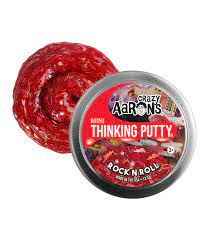 Crazy Aarons Thinking Putty Mini Tin Rock & Roll