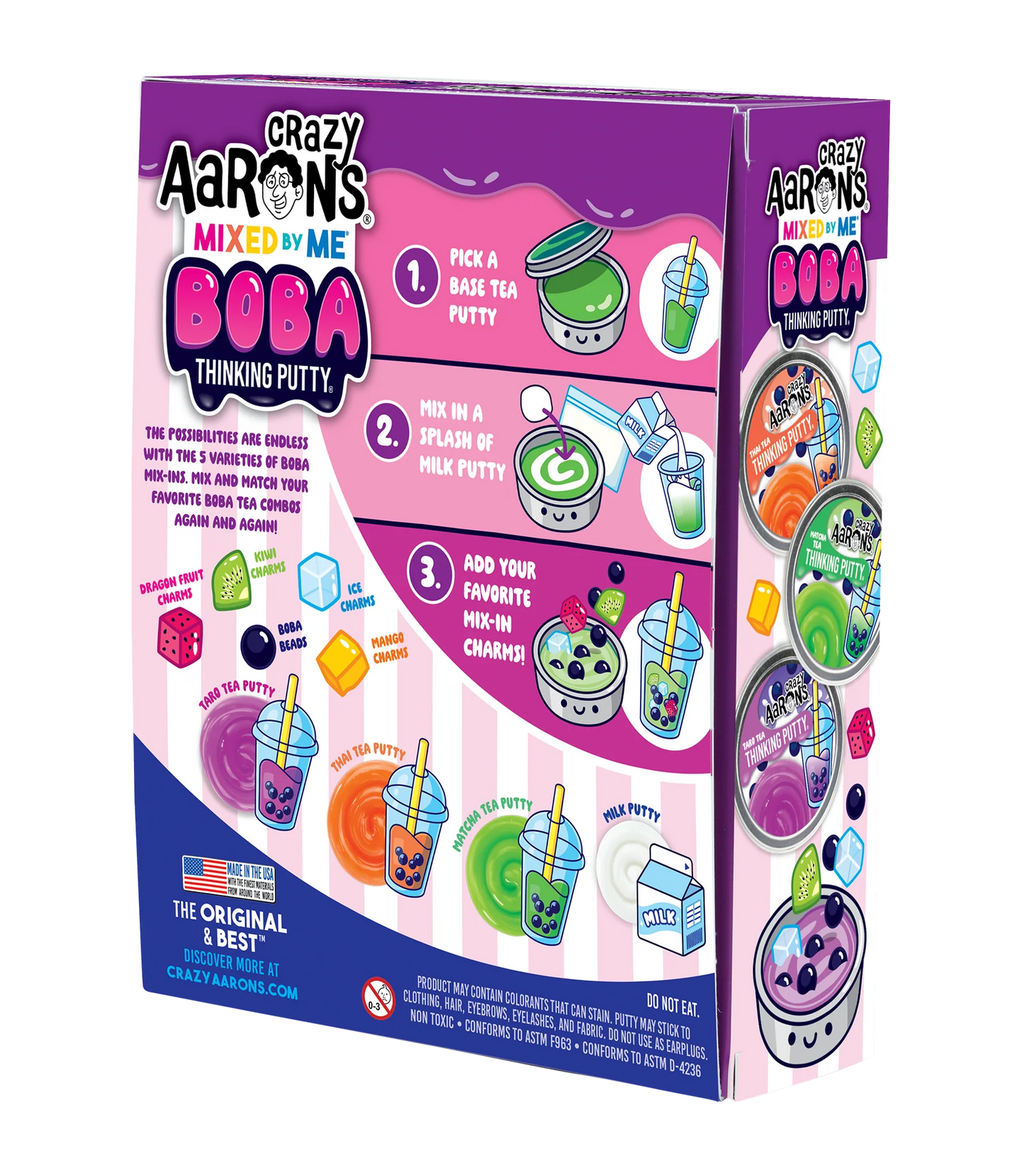 Crazy Aaron's Thinking Putty Boba Mixed By Me