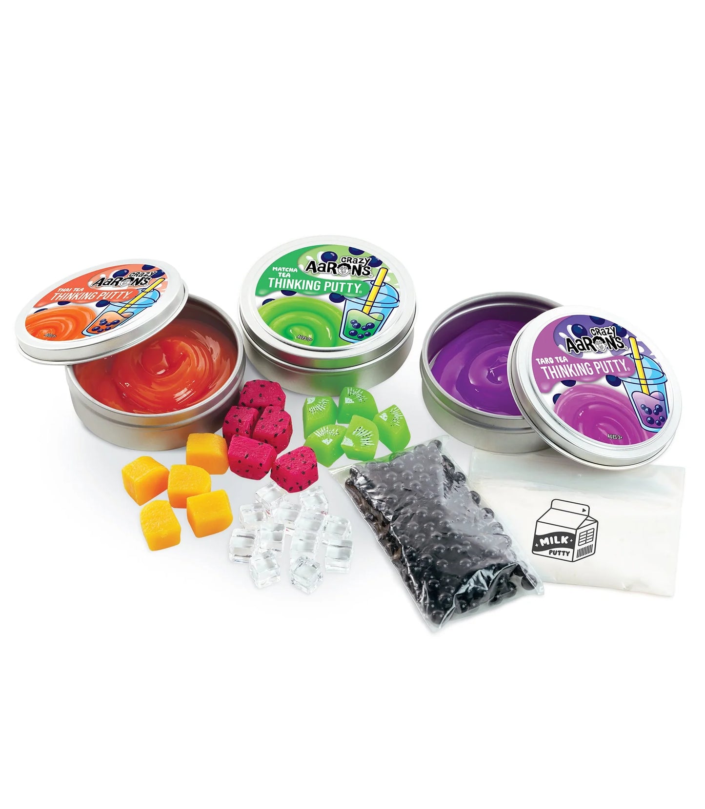 Crazy Aaron's Thinking Putty Boba Mixed By Me