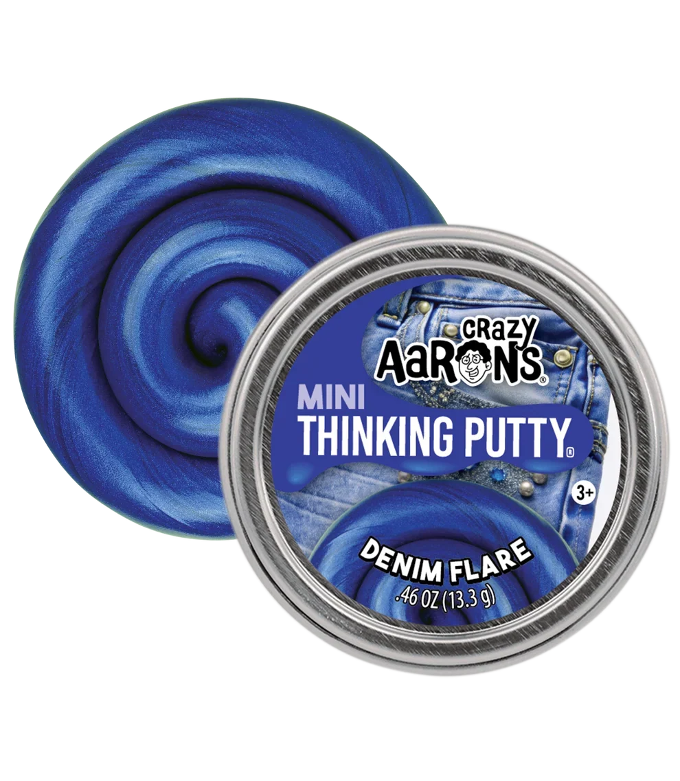 Crazy Aaron's Thinking Putty Mini Denim Flare