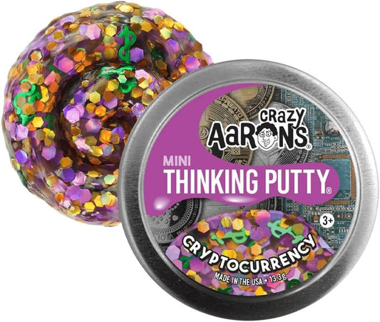 Crazy Aarons Thinking Putty Mini Tin Cryptocurrency