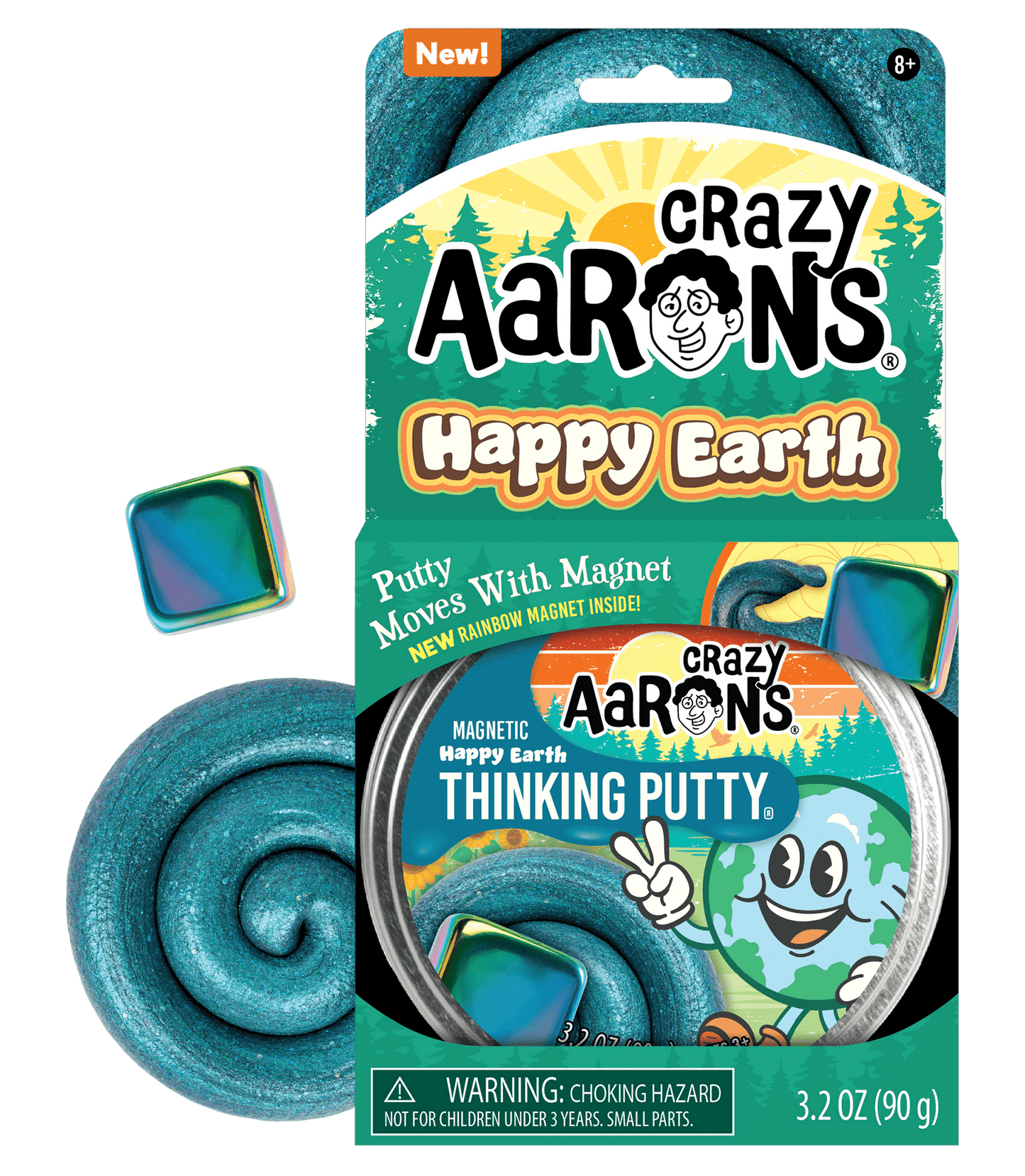 Crazy Aarons Thinking Putty Happy Earth Magnetic Storm