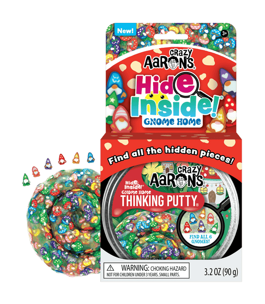 Crazy Aarons Thinking Putty Hide Inside Gnome Home