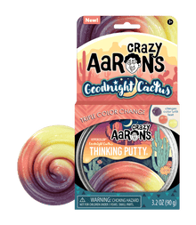 Crazy Aarons Thinking Putty Hypercolour Goodnight Cactus