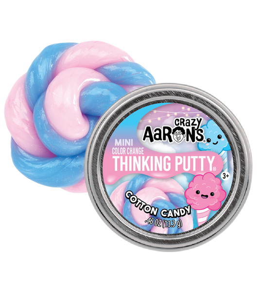 Crazy Aarons Thinking Putty Mini Tin Cotton Candy