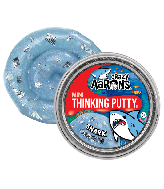 Crazy Aarons Thinking Putty Mini Tin Shark
