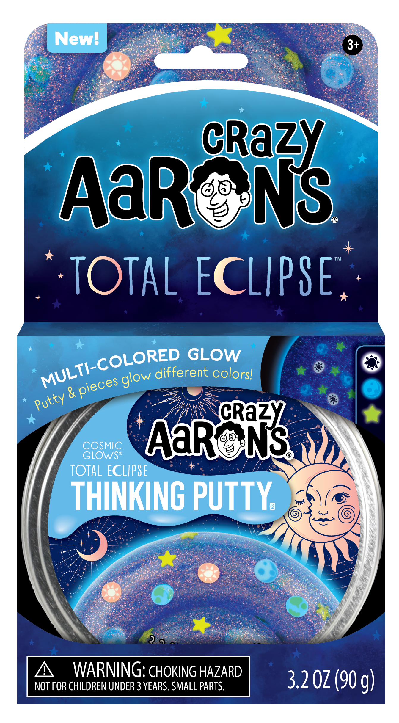 Crazy Aarons Thinking Putty Total Eclipse