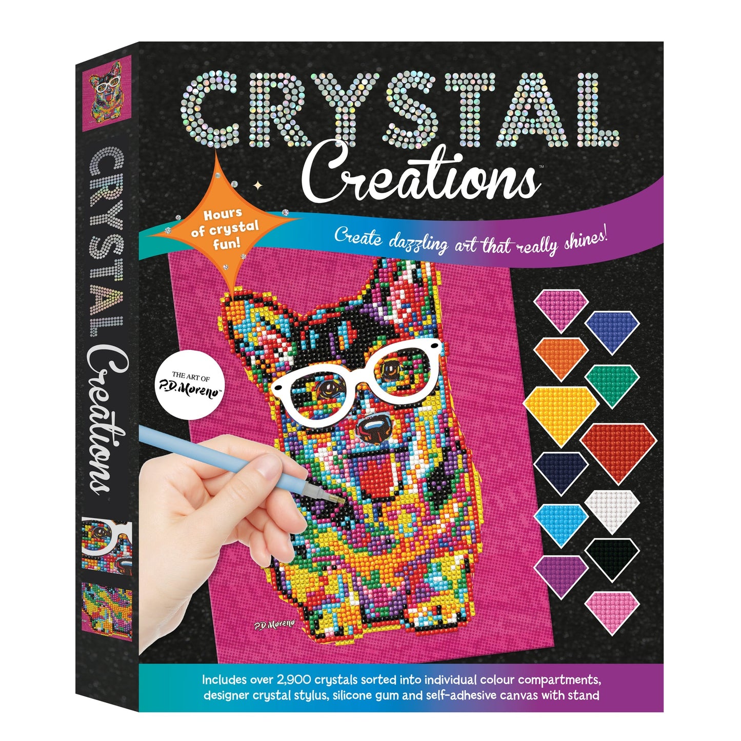 Crystal Creations Corgi In Glasses