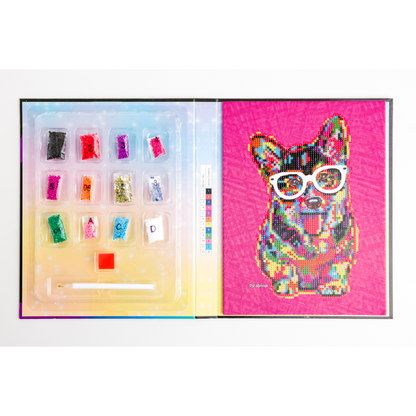 Crystal Creations Corgi In Glasses
