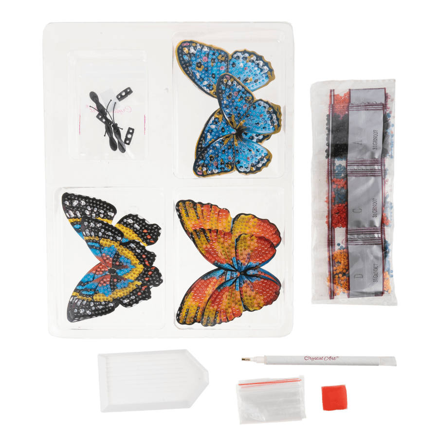 Crystal Art 3D Butterfly Set