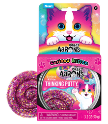 Crazy Aarons Thinking Putty Pets Curious Kitten
