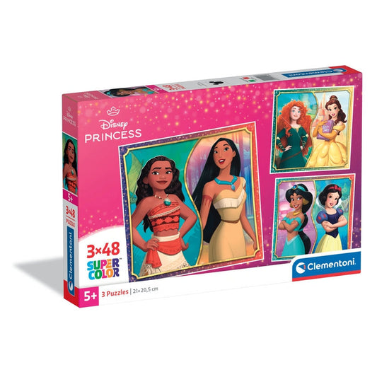 Disney Princess 3 x 48 Piece Jigsaw Puzzle