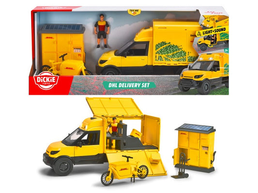 Dickie DHL Delivery Set Lights & Sounds