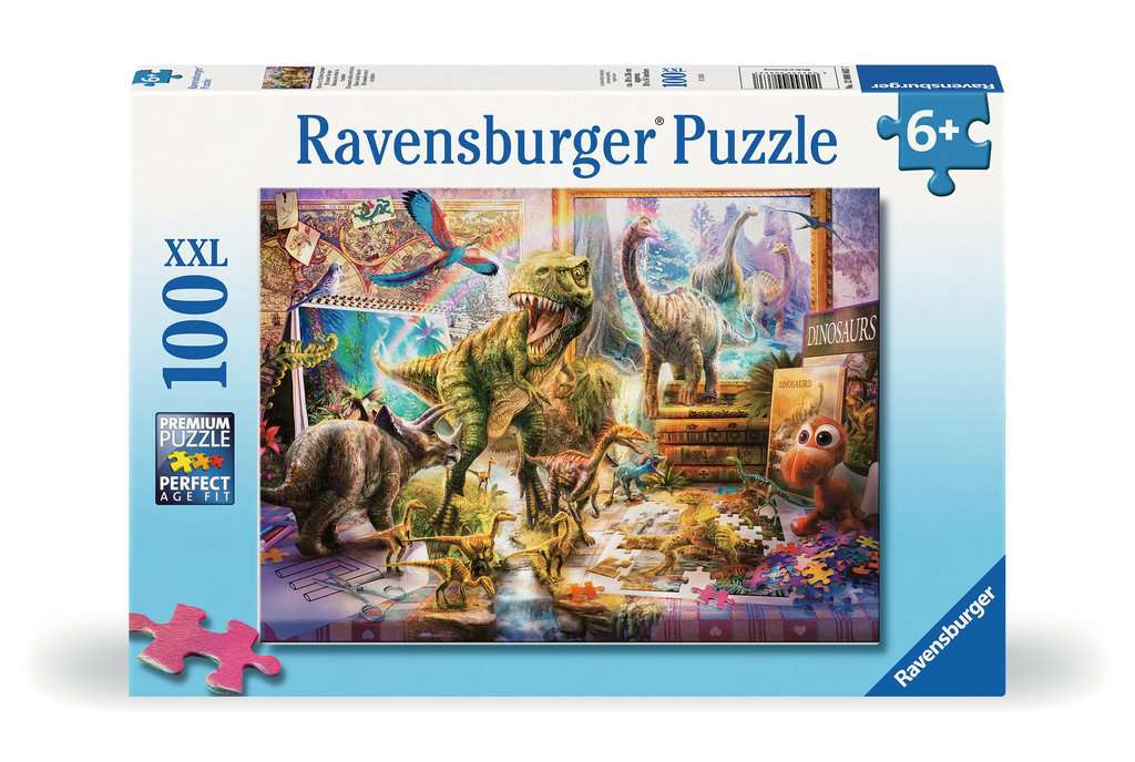 Ravensburger Dino Toys Come To 100 Piece XXL Jigsaw Puzzle