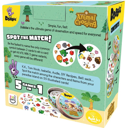 Dobble Card Game Animal Crossing
