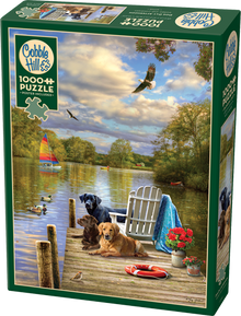 Cobble Hill Dog Day Afternoon 1000 Piece Jigsaw Puzzle