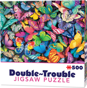 Double Sided Puzzle Double Trouble Jigsaw Butterflies