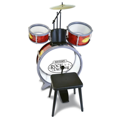 Drum Set 4 Pieces With Stool